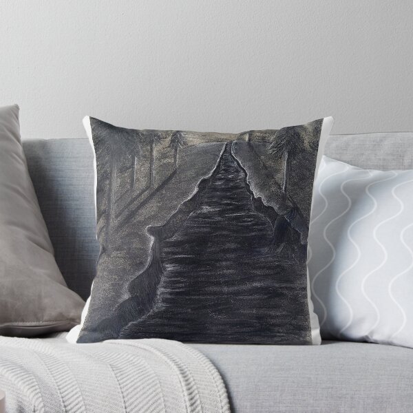 Item preview, The Weight of Observation: Lunar Shadows Charcoal Drawing designed and sold by Midnight  Madness Arts.