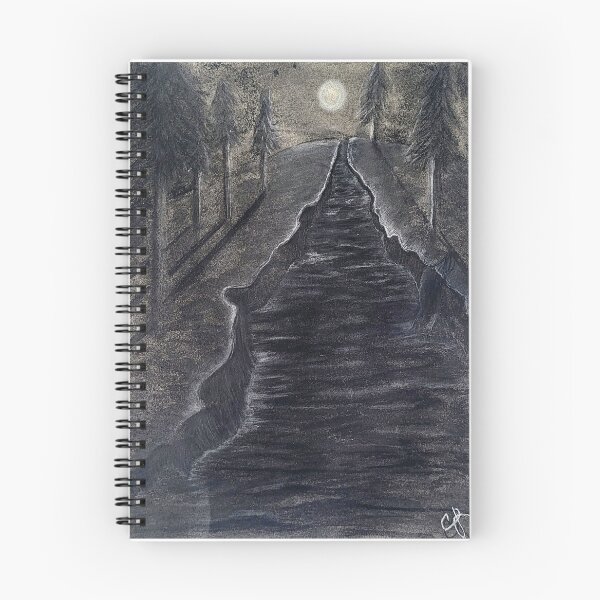 Item preview, The Weight of Observation: Lunar Shadows Charcoal Drawing designed and sold by Midnight  Madness Arts.