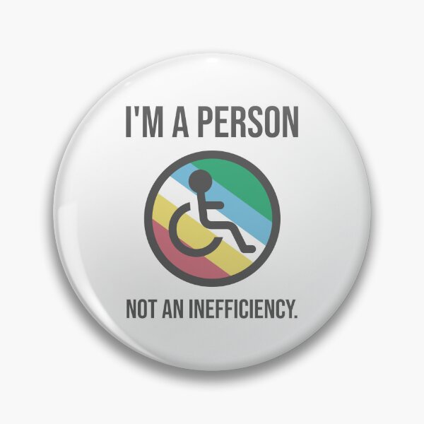 Item preview, I’m a person not an inefficiency.   designed and sold by Rachel the Artist .