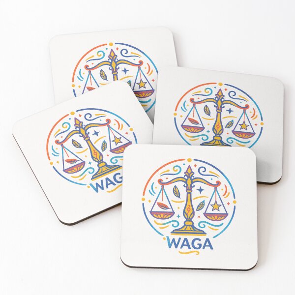 Item preview, Balanced Libra Scales Zodiac Sign - Retro Astrology Illustration designed and sold by mijaczeek.