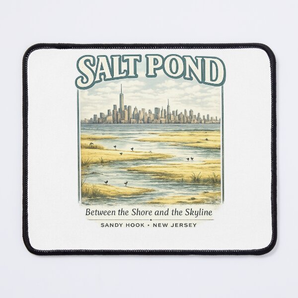 Item preview, Salt Pond at Sandy Hook – Between the Shore and the Skyline designed and sold by Past in Threads.