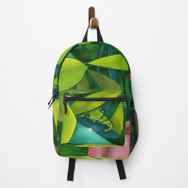 Item preview, Sanctuary - Frog safely hidden in tropical leaves designed and sold by Karla Star.