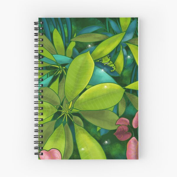 Item preview, Sanctuary - Frog safely hidden in tropical leaves designed and sold by Karla Star.