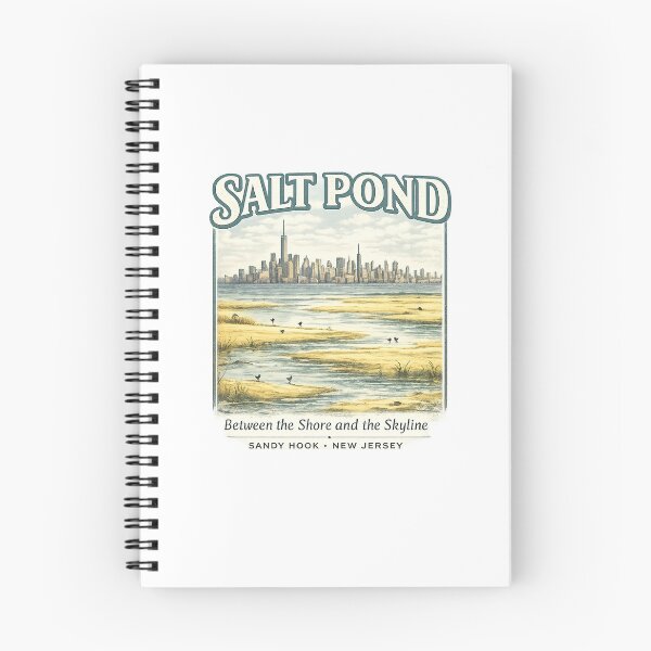 Item preview, Salt Pond at Sandy Hook – Between the Shore and the Skyline designed and sold by Past in Threads.