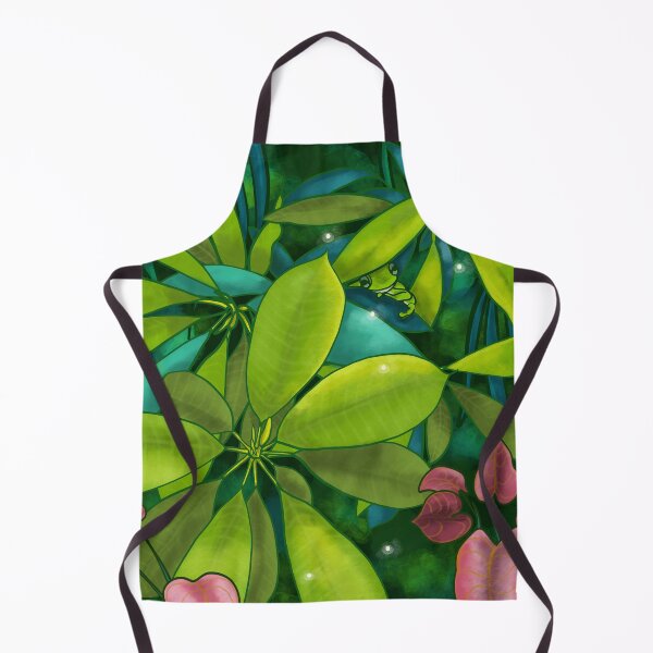 Item preview, Sanctuary - Frog safely hidden in tropical leaves designed and sold by Karla Star.
