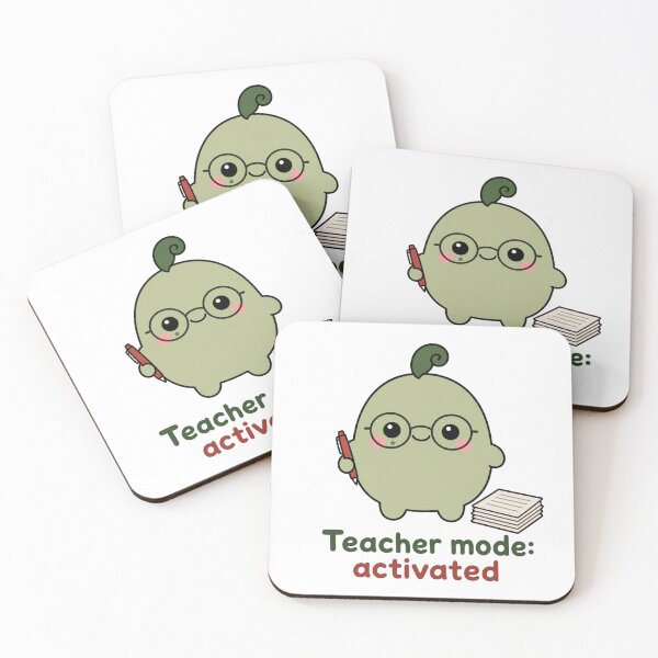 Item preview, Teacher Mode Activated Funny Mascot designed and sold by srinig.