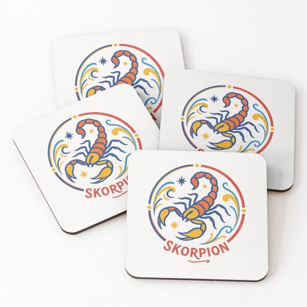 Item preview, Bold Scorpio Scorpion Zodiac Sign - Celestial Retro Art designed and sold by mijaczeek.