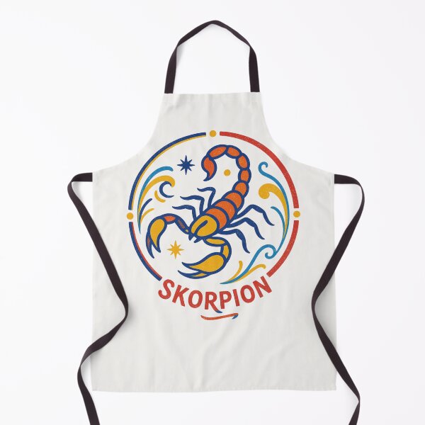 Item preview, Bold Scorpio Scorpion Zodiac Sign - Celestial Retro Art designed and sold by mijaczeek.