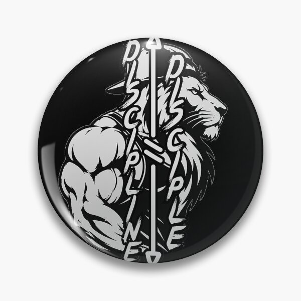 Item preview, Discipline Disciple Lion Bodybuilder Christian Gym designed and sold by Bezuiden.
