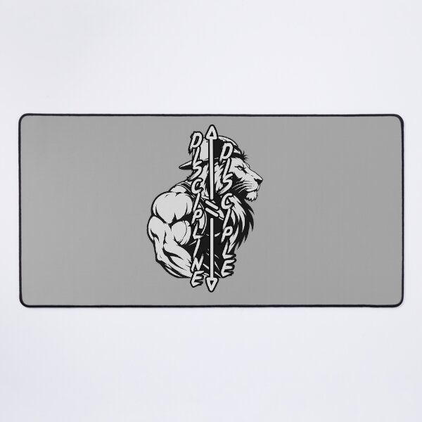 Item preview, Discipline Disciple Lion Bodybuilder Christian Gym designed and sold by Bezuiden.