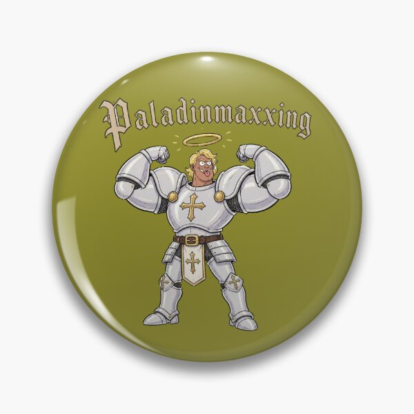 Item preview, A Guide to Paladinmaxxing (Dark Edition) - DND RPG Meme designed and sold by Dice_Goblin_Studio.