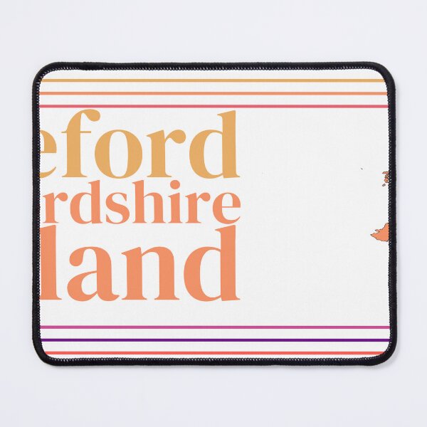Item preview, Hereford Herefordshire England City Marked On Map designed and sold by TheIconSmith.