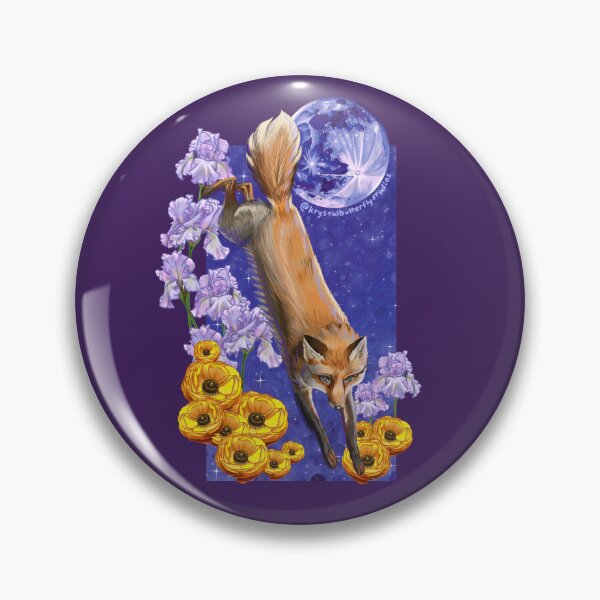 Item preview, Leaping Fox -- Moonfox designed and sold by KrystalBStudios.