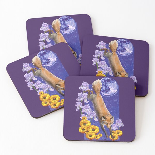 Item preview, Leaping Fox -- Moonfox designed and sold by KrystalBStudios.