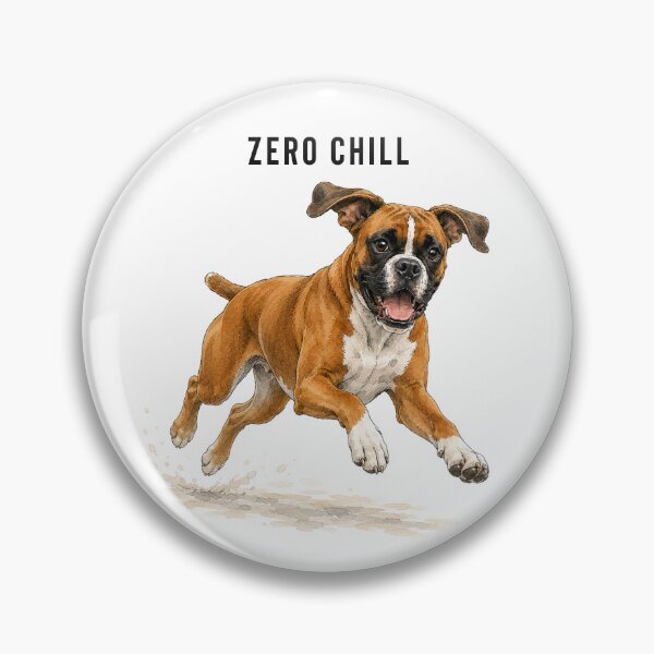 Item preview, Zero Chill Boxer Dog Watercolor | Boxer Lover Gift designed and sold by PAPIRO SIGLO XXI.
