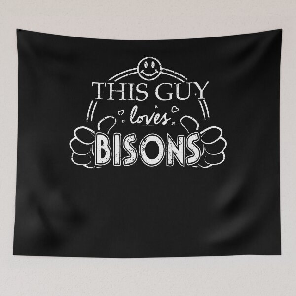 Item preview, Vertebrates Zoology Shirt Guy Loves Bisons Shirt designed and sold by shoppzee.
