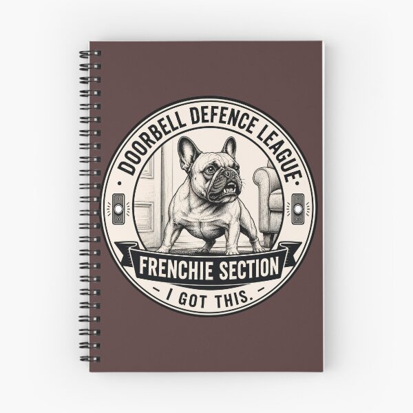 Item preview, Doorbell Defence League - Frenchie Section - I Got This/Funny French Bulldog Badge Logo  designed and sold by Halejo68.