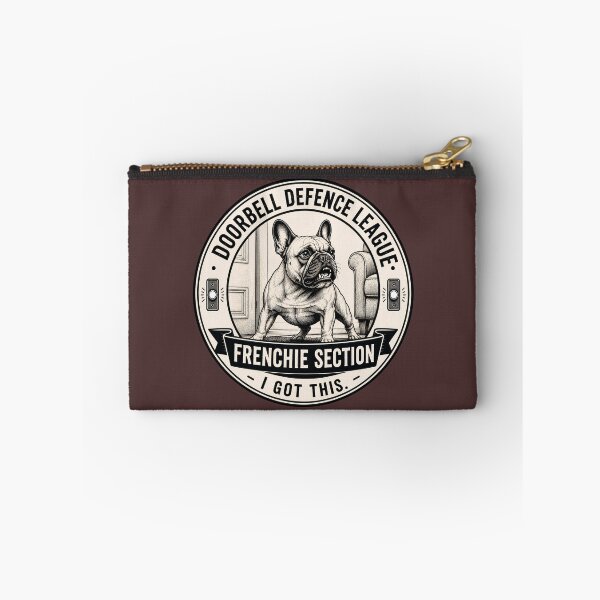Item preview, Doorbell Defence League - Frenchie Section - I Got This/Funny French Bulldog Badge Logo  designed and sold by Halejo68.