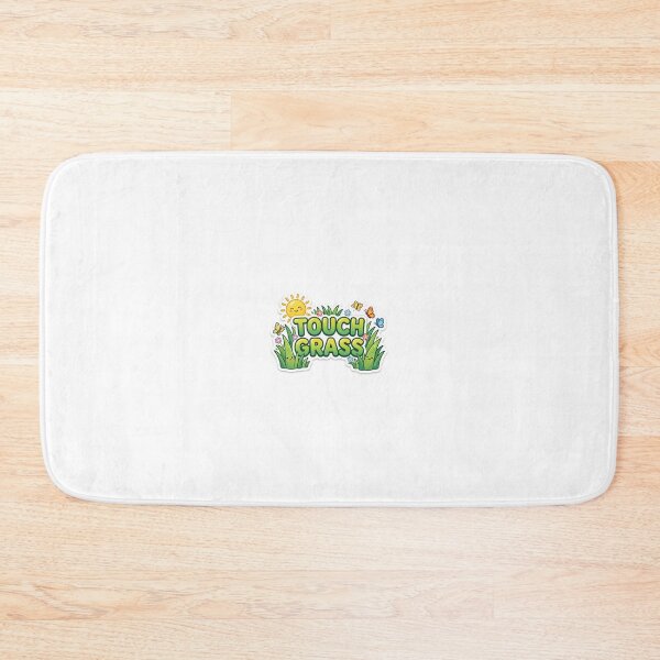 Item preview, Touch Grass Funny Internet Meme Sticker designed and sold by Lunaash799.