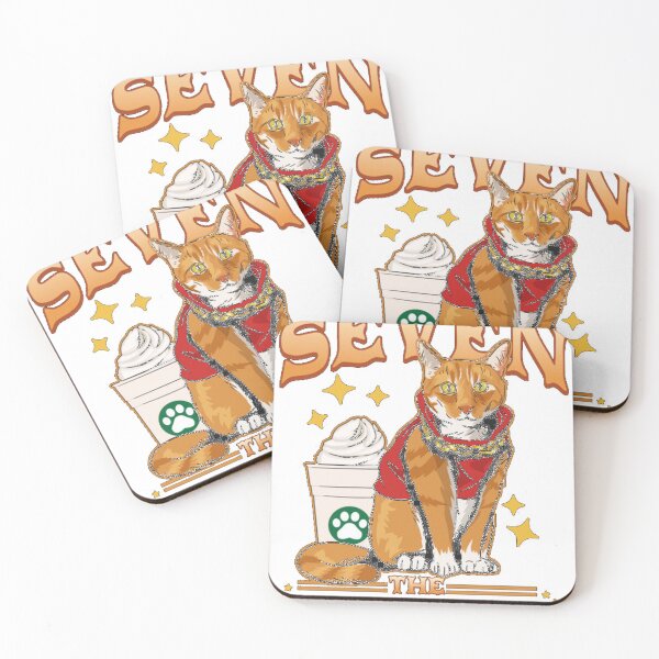 Item preview, Seven The Meowstar designed and sold by PurplePandaQ.