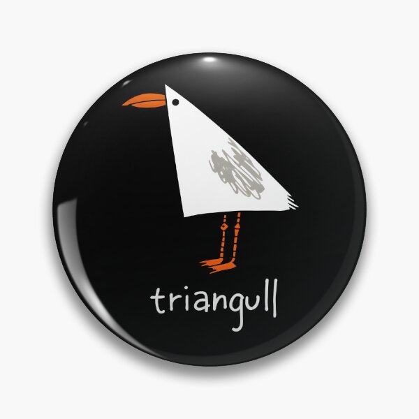 Item preview, Funny Triangull Triangle Seagull Geometry Bird Pun T-Shirt designed and sold by blawdi.