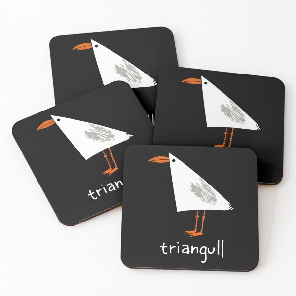 Item preview, Funny Triangull Triangle Seagull Geometry Bird Pun T-Shirt designed and sold by blawdi.