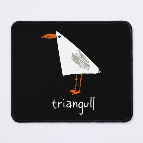 Item preview, Funny Triangull Triangle Seagull Geometry Bird Pun T-Shirt designed and sold by blawdi.