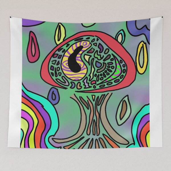 Item preview, Psychedelic Wavy Tree designed and sold by Trippy-Toad.