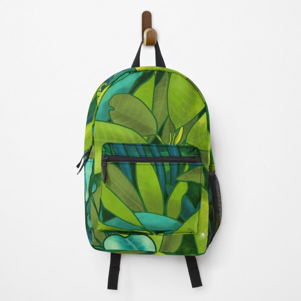 Item preview, Sanctuary Blue - Safe Series Frog Hidden in Leaves designed and sold by Karla Star.