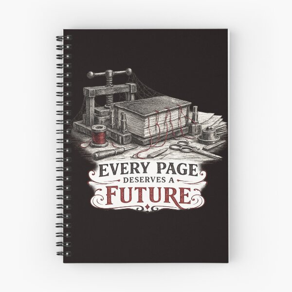 Item preview, Vintage Bookbinder Workbench – Every Page Deserves a Future designed and sold by Tadeusz1.