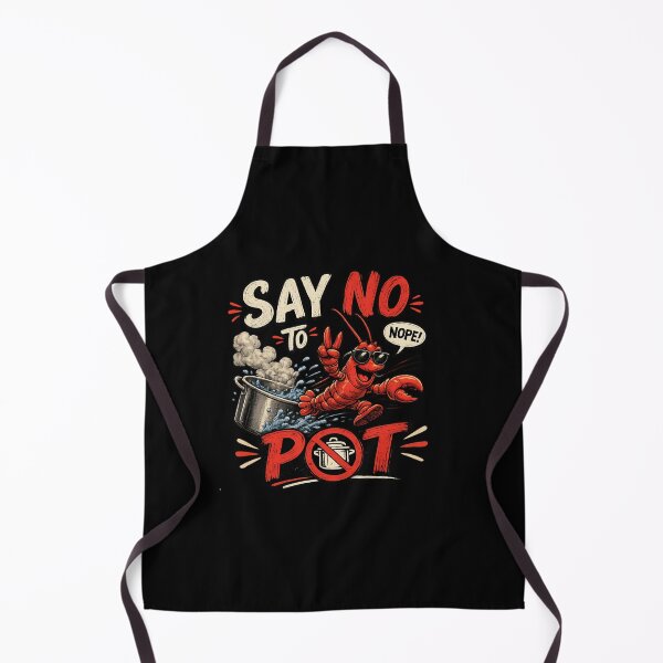 Item preview, Say No To Pot Funny Lobster Seafood Pun Vintage T-Shirt designed and sold by La-Nuna.