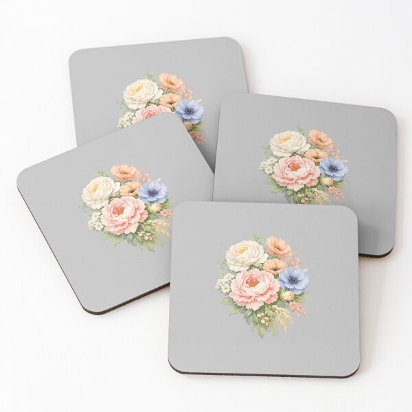 Item preview, Elegant Vintage Floral Bouquet | Peony Rose Wildflower Botanical Illustration designed and sold by DESPOT07.