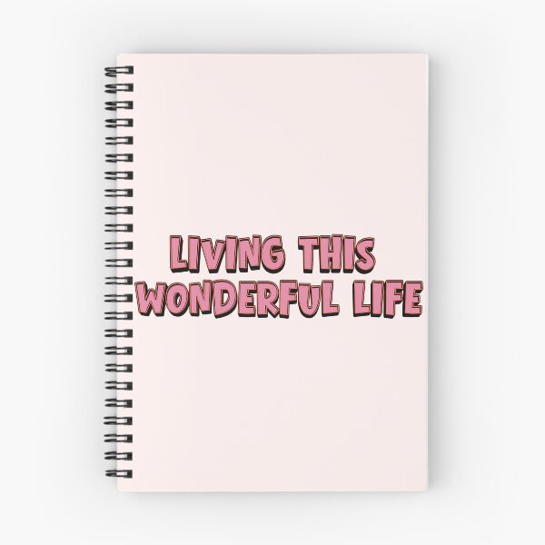 Item preview, Living This Wonderful Life | Positive Affirmation | Mental Health Quote | Self Love | Mindfulness | Inspirational Typography designed and sold by OlgaLuna_design.