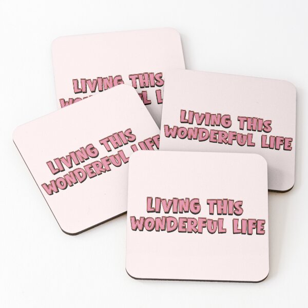 Item preview, Living This Wonderful Life | Positive Affirmation | Mental Health Quote | Self Love | Mindfulness | Inspirational Typography designed and sold by OlgaLuna_design.