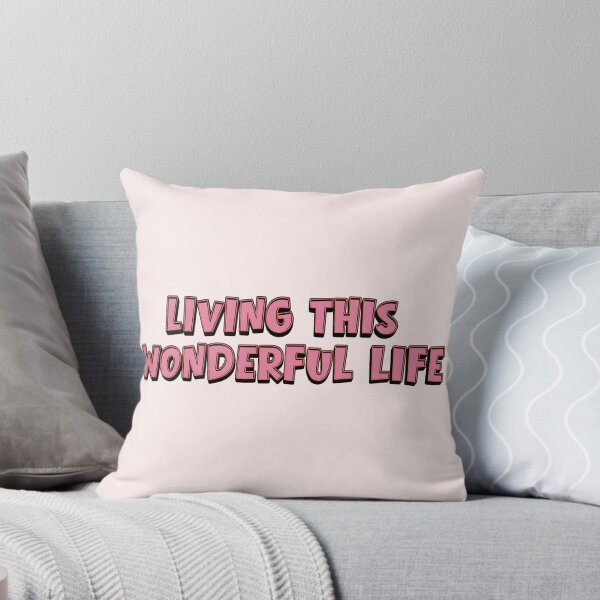 Item preview, Living This Wonderful Life | Positive Affirmation | Mental Health Quote | Self Love | Mindfulness | Inspirational Typography designed and sold by OlgaLuna_design.