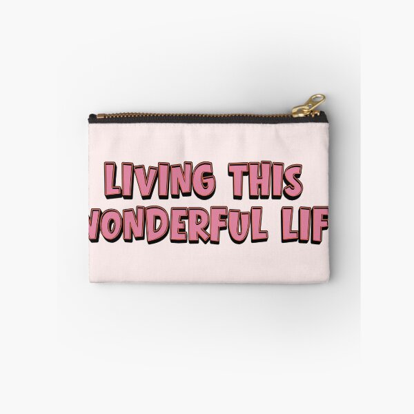 Item preview, Living This Wonderful Life | Positive Affirmation | Mental Health Quote | Self Love | Mindfulness | Inspirational Typography designed and sold by OlgaLuna_design.
