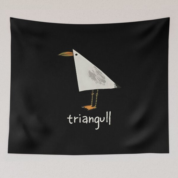 Item preview, Triangull Shirt, Funny Triangle Seagull Pun Graphic Tee, Cute Geometry Bird Design, Nerdy Math Joke Gift for Teachers and Students designed and sold by Phirivey.