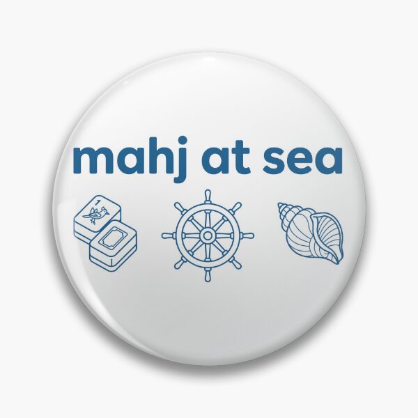 Item preview, Mahj At Sea Mahjong Player Ocean Cruise Enthusiast designed and sold by Doodleoub.