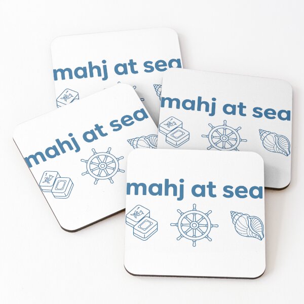 Item preview, Mahj At Sea Mahjong Player Ocean Cruise Enthusiast designed and sold by Doodleoub.