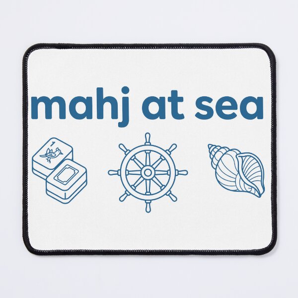 Item preview, Mahj At Sea Mahjong Player Ocean Cruise Enthusiast designed and sold by Doodleoub.
