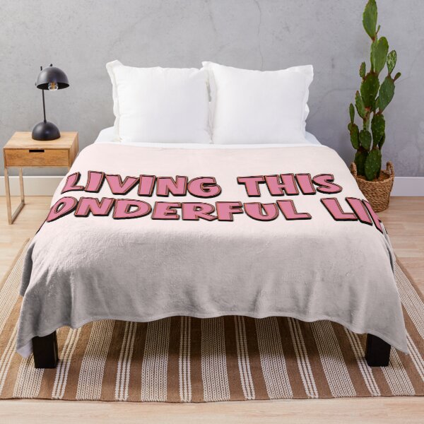 Item preview, Living This Wonderful Life | Positive Affirmation | Mental Health Quote | Self Love | Mindfulness | Inspirational Typography designed and sold by OlgaLuna_design.