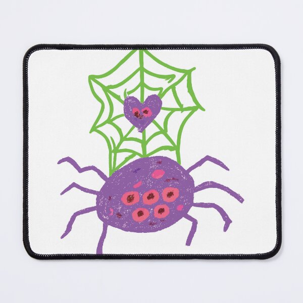 Item preview, Spider | Cute Creepy Crayon Drawing | Goth Kawaii Halloween Sticker designed and sold by gothattic.
