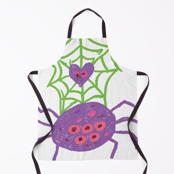 Item preview, Spider | Cute Creepy Crayon Drawing | Goth Kawaii Halloween Sticker designed and sold by gothattic.