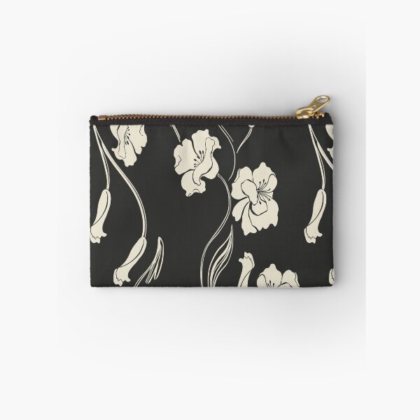 Item preview, Black Minimalist Floral Vine Pattern designed and sold by Aniko Tulipan.