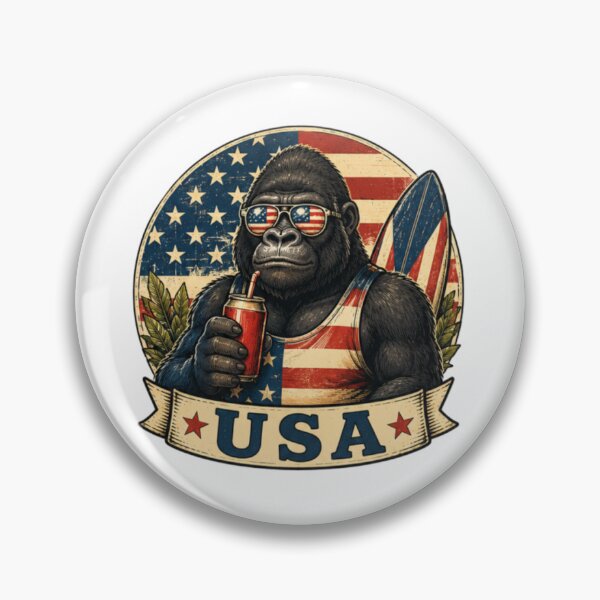 Item preview, Gorilla Genial disfrutando de una refrescante piña colada designed and sold by JonysCreativeDesigns.