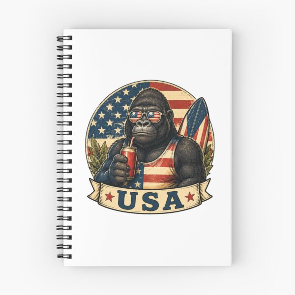 Item preview, Gorilla Genial disfrutando de una refrescante piña colada designed and sold by JonysCreativeDesigns.