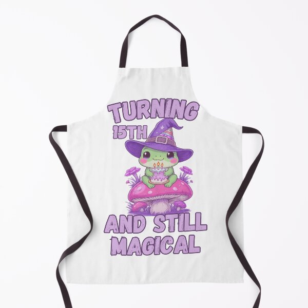 Item preview, Turning 15th And Still Magical Witchy Frog Mushroom Birthday  designed and sold by BellabdO.