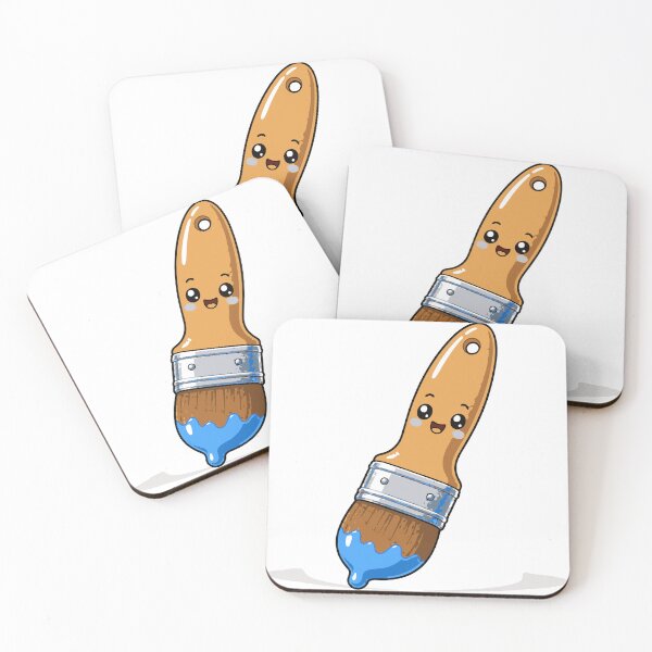 Item preview, Cute Kawaii Paint Brush T-Shirt & Sticker | Art Teacher & Artist Gift | Creative School Supplies designed and sold by Sunday.Supply.