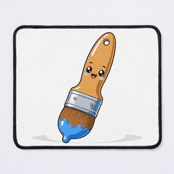 Item preview, Cute Kawaii Paint Brush T-Shirt & Sticker | Art Teacher & Artist Gift | Creative School Supplies designed and sold by Sunday.Supply.