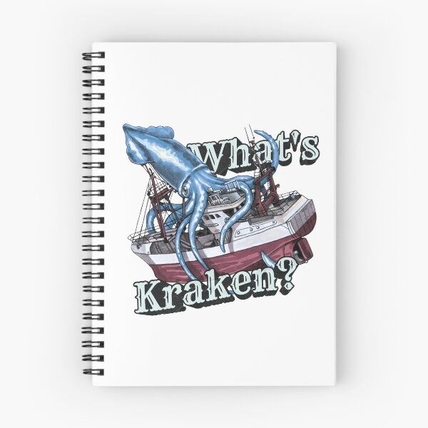Item preview, What's Kraken? Blue Colossal Squid Design  designed and sold by Kelsey Worth.